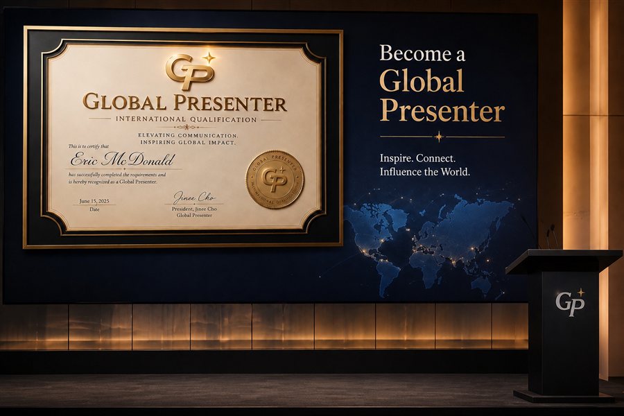 Global Presenter International Qualification certificate